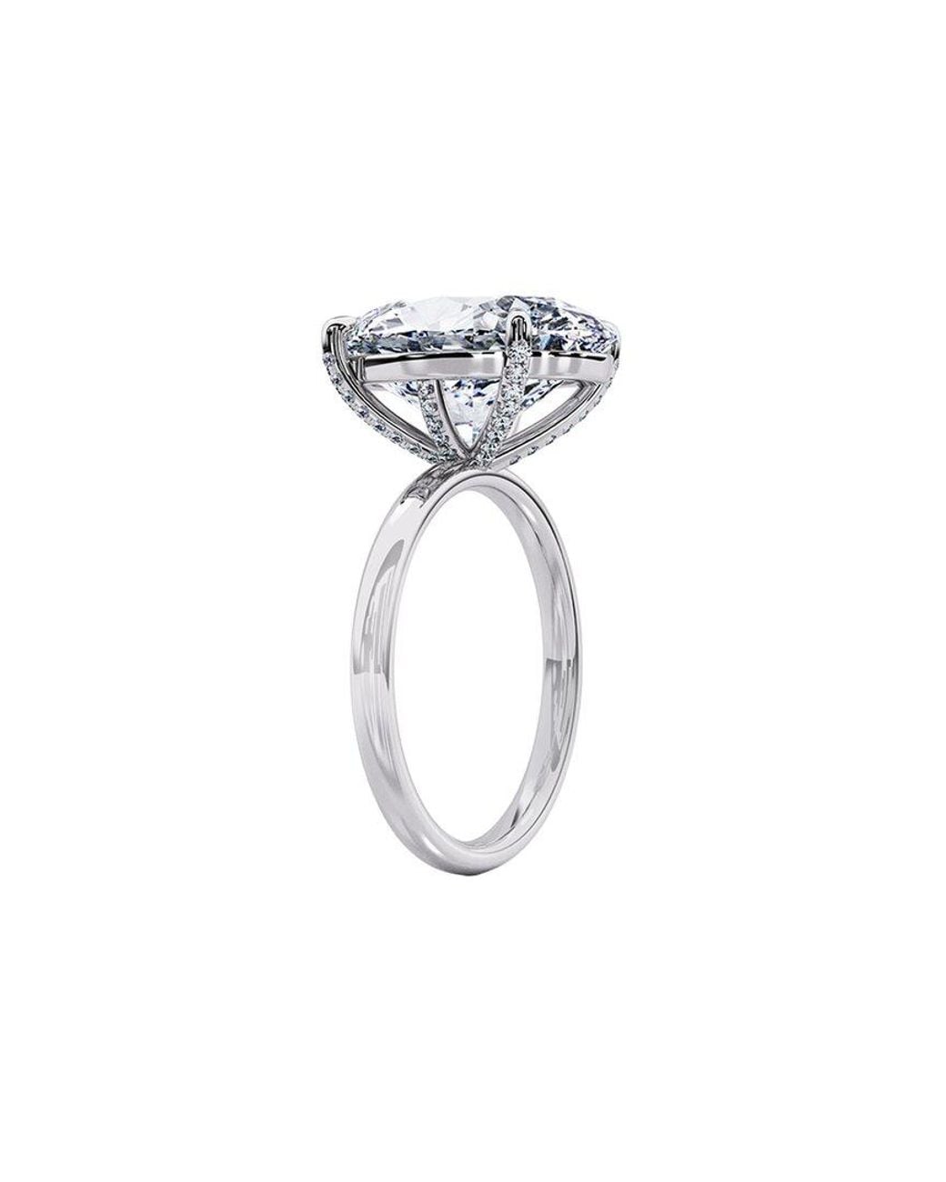 Lab Grown Diamonds White 14K 9.00 Ct. Tw. Lab-Grown Diamond Ring