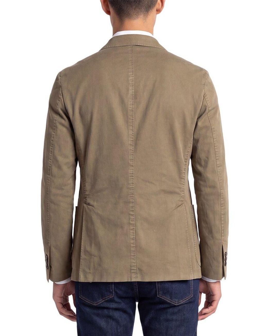 Corneliani Natural Cc Collection Double-Breasted Sportswear Jacket for men