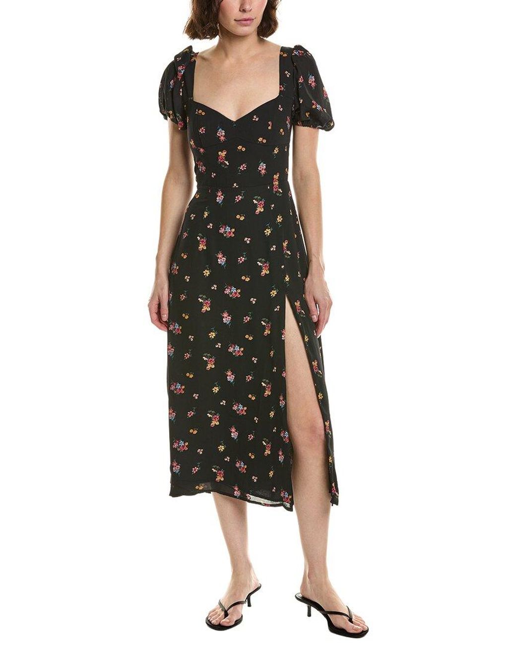 Bardot Black Gillian Midi Dress