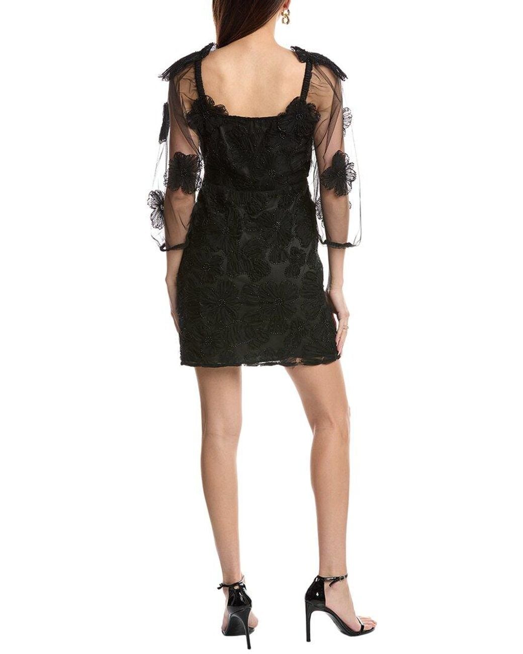 FLORA BEA NYC Black Yani Mini Dress