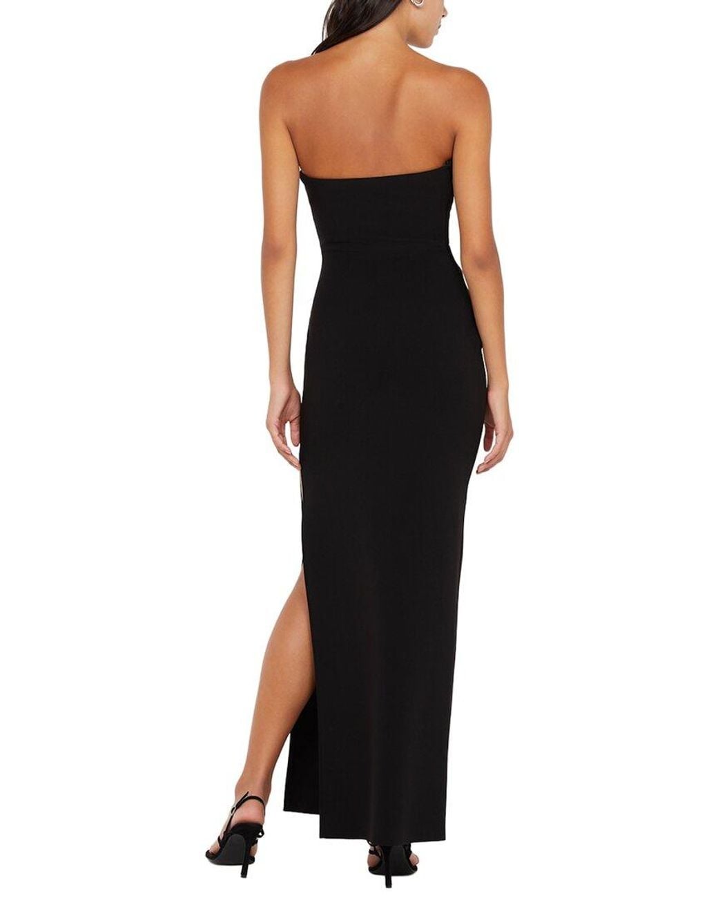 Bec & Bridge Black Reina Strapless Dress