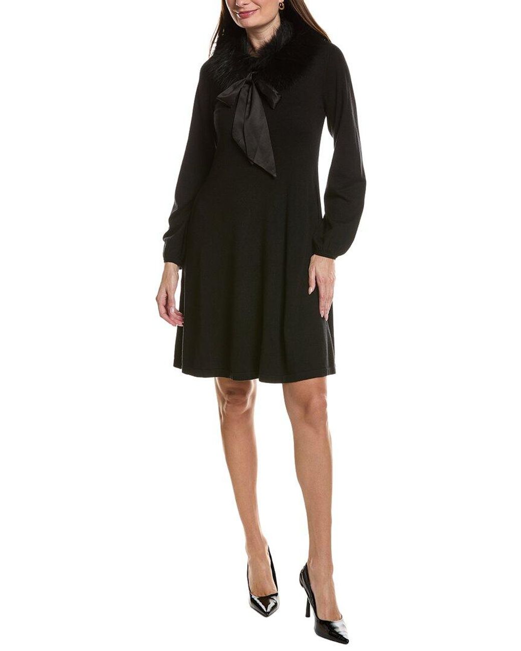 tyler boe Black Meghan Knit Dress
