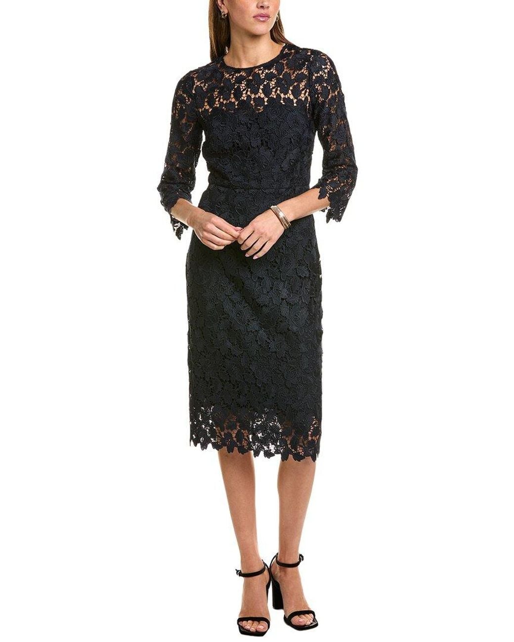 Eliza J Black Sheath Dress