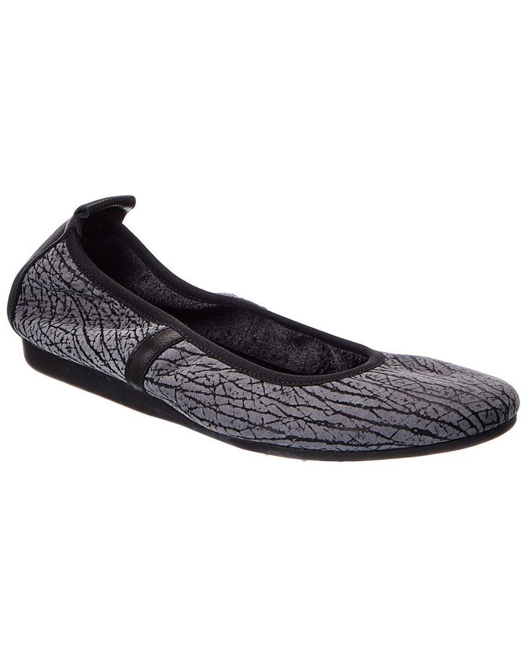 Arche Blue Lamour Leather Flat