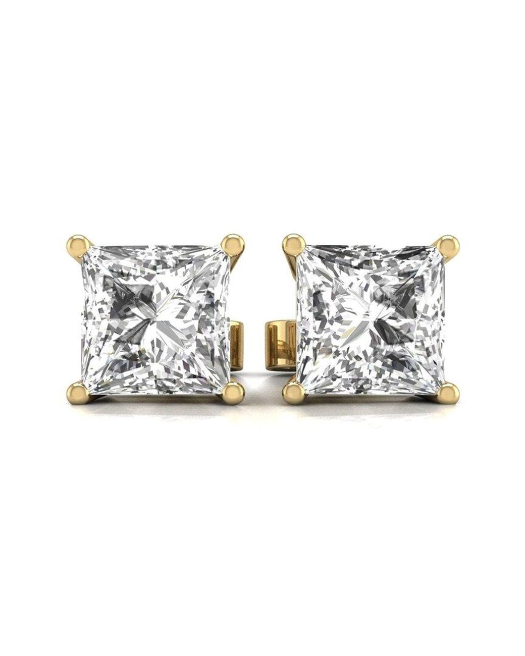 Diana M Metallic Diana M. Fine Jewelry 14k 1.50 Ct. Tw. Lab Grown Diamond Studs