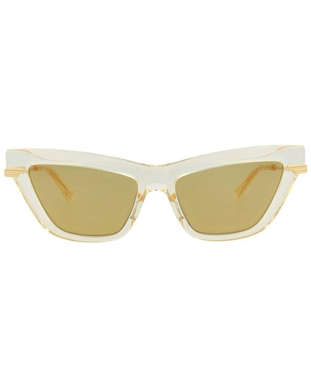 Bottega Veneta White Bv1241S 54Mm Sunglasses