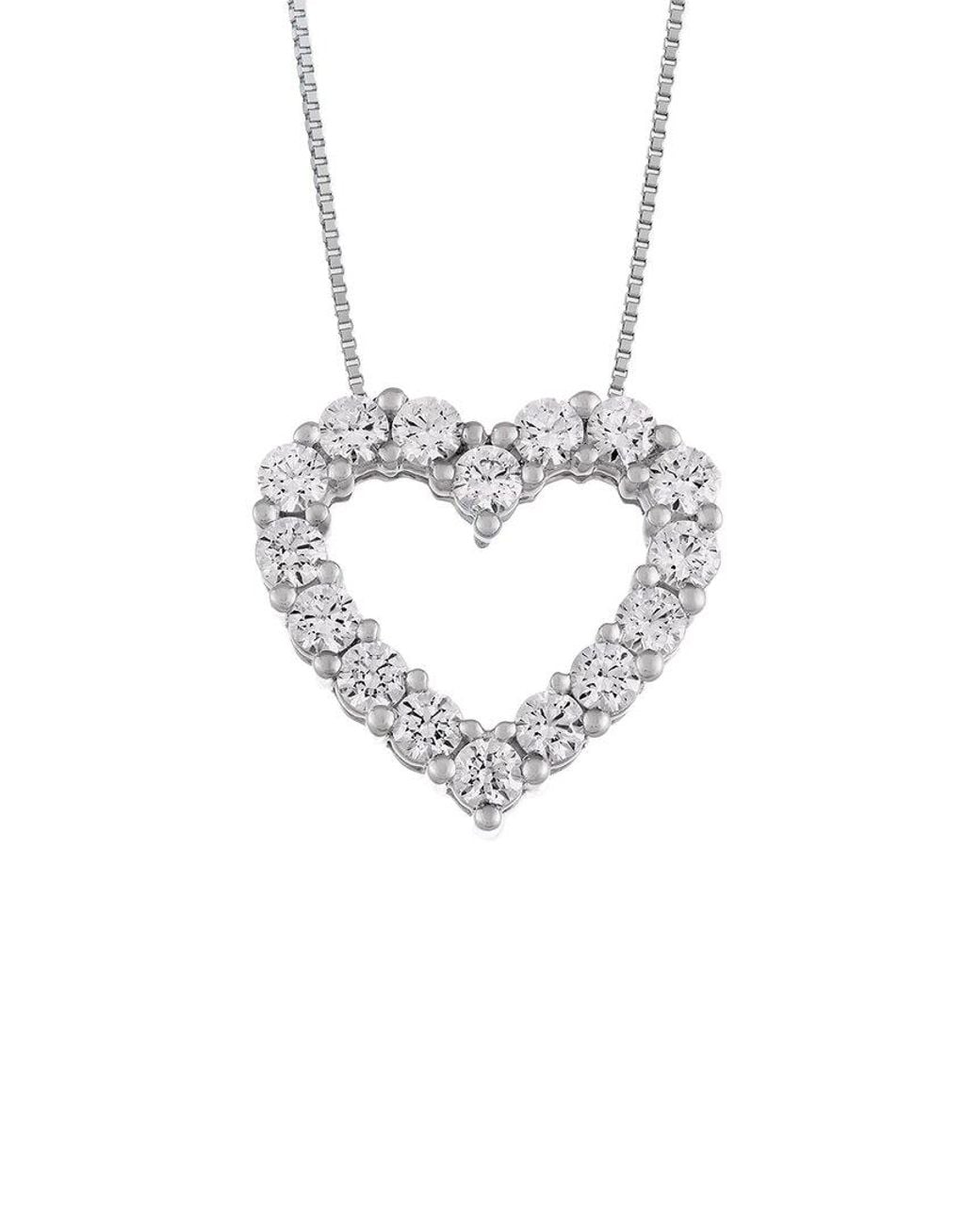 Lab Grown Diamonds Metallic 1.01 Ct. Tw. Lab-Grown Diamond Pendant