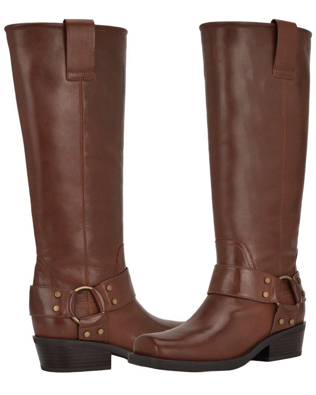 Nine West Brown Fawsta Leather Boot