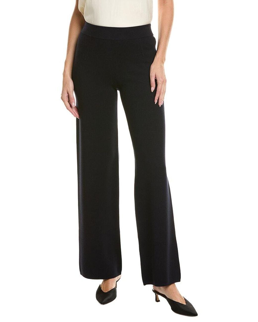 Max Mara Black Marzia Knitted Trouser