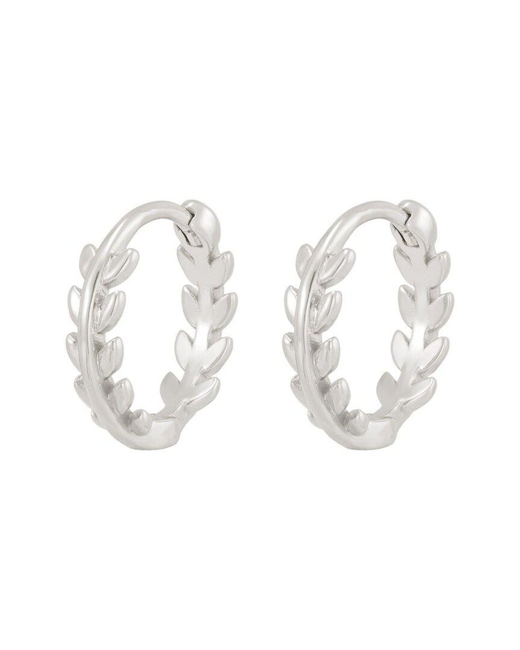 Adornia White Plated Earrings