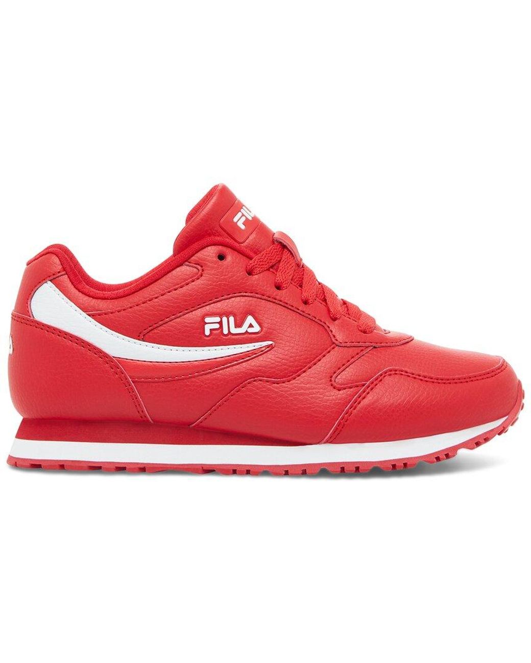 Fila Classico 18 Life Style Running in Red | Lyst