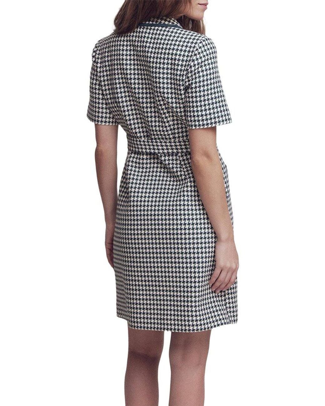 Boden Gray Loren Trim Short Dress