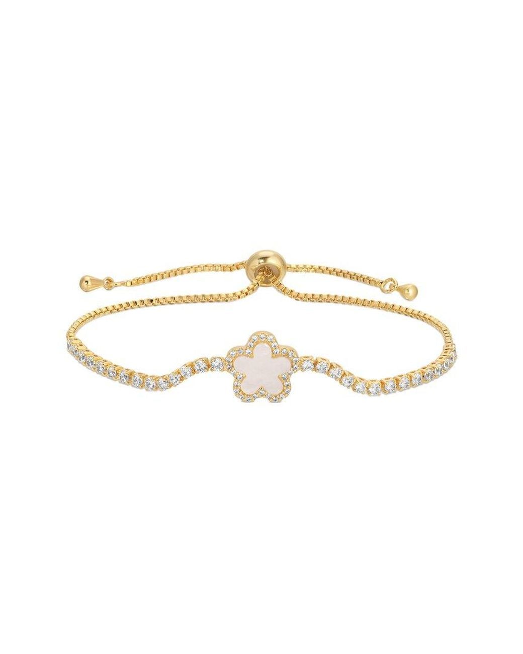 Eye Candy LA Metallic Cz Stack Bracelet