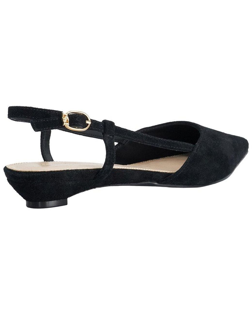Dune Blue Homie Suede Point Slingabck