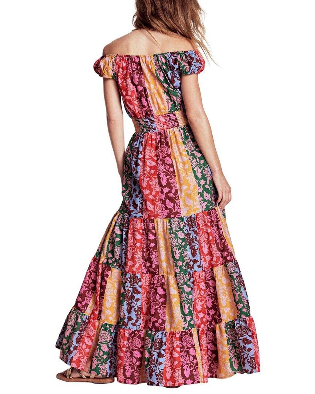 Boden Scoop Tiered Dress
