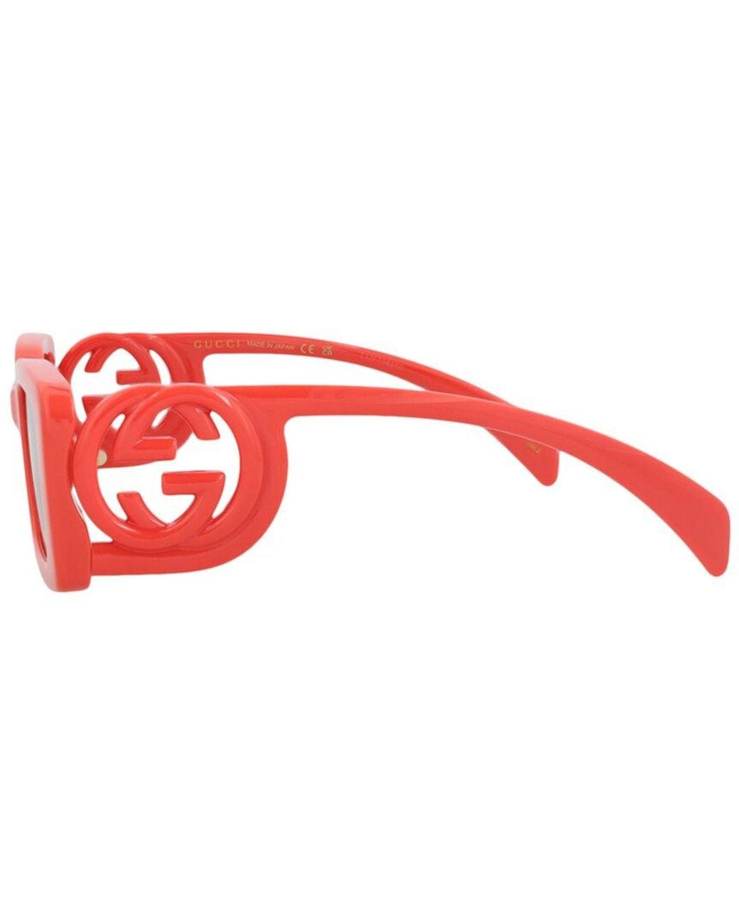Gucci Red 54Mm Sunglasses