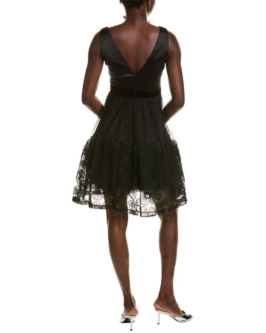 Taylor Black Cocktail Dress