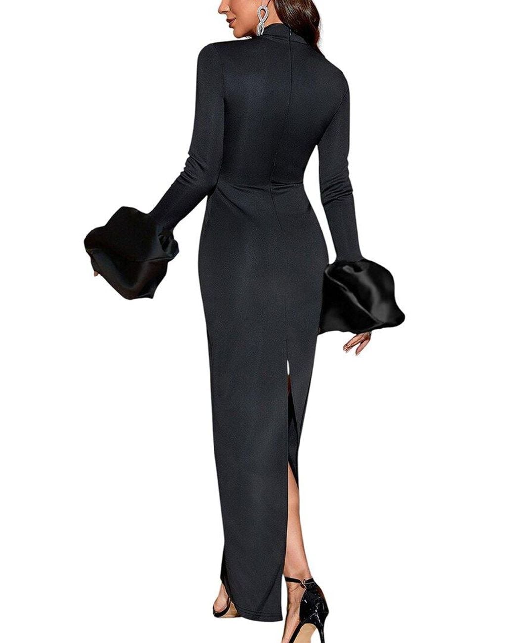 VIBI Black Maxi Dress