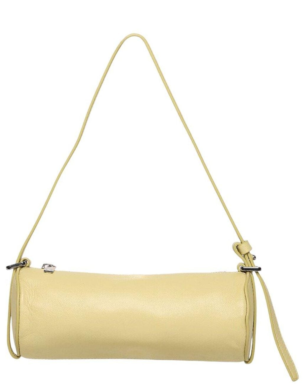 Walter Baker Natural Quinn Barrel Leather Satchel