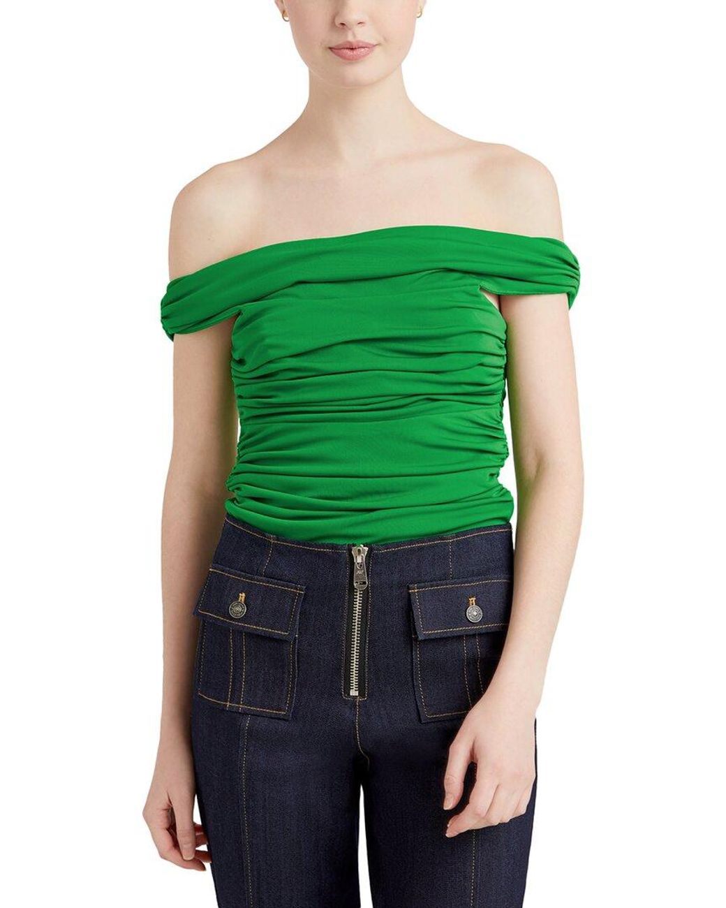 Cinq À Sept Green Sheila Bodysuit