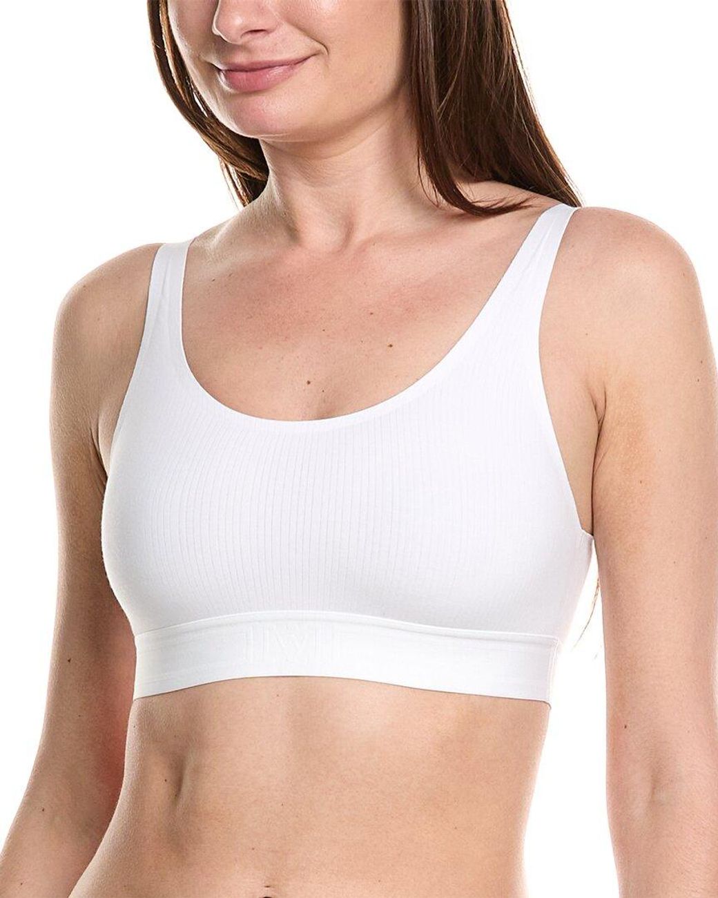 Wolford White Beauty Cotton Scoop Neck Bralette