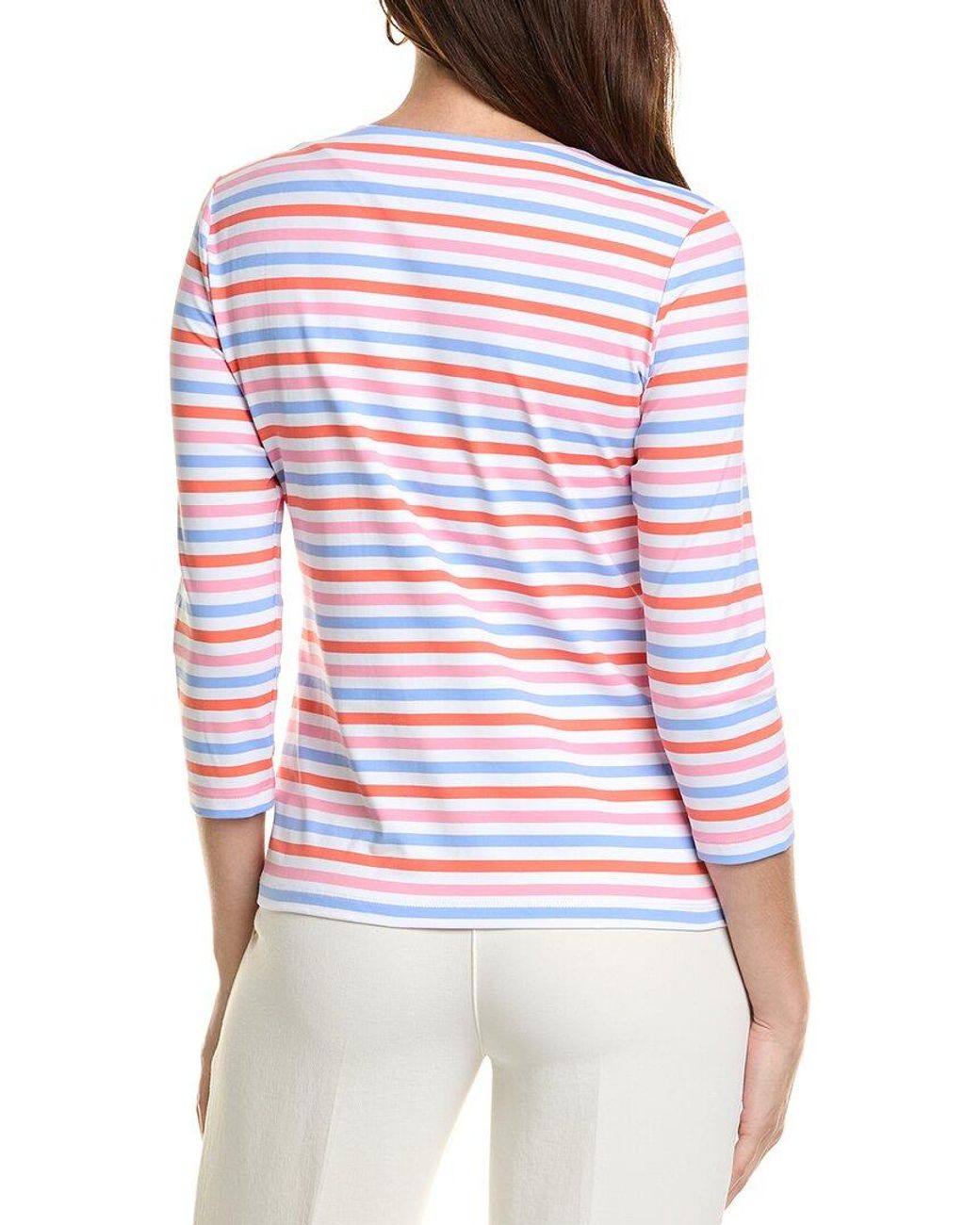 J.McLaughlin White Carly Catalina Cloth Top