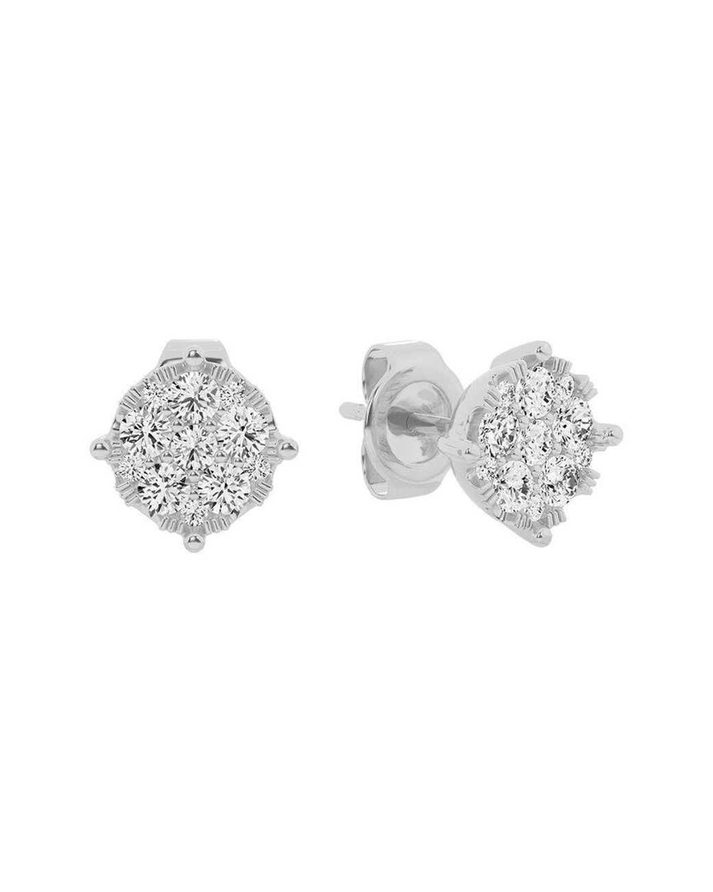 Lab Grown Diamonds White 14k 1.00 Ct. Tw. Lab Grown Diamond Studs