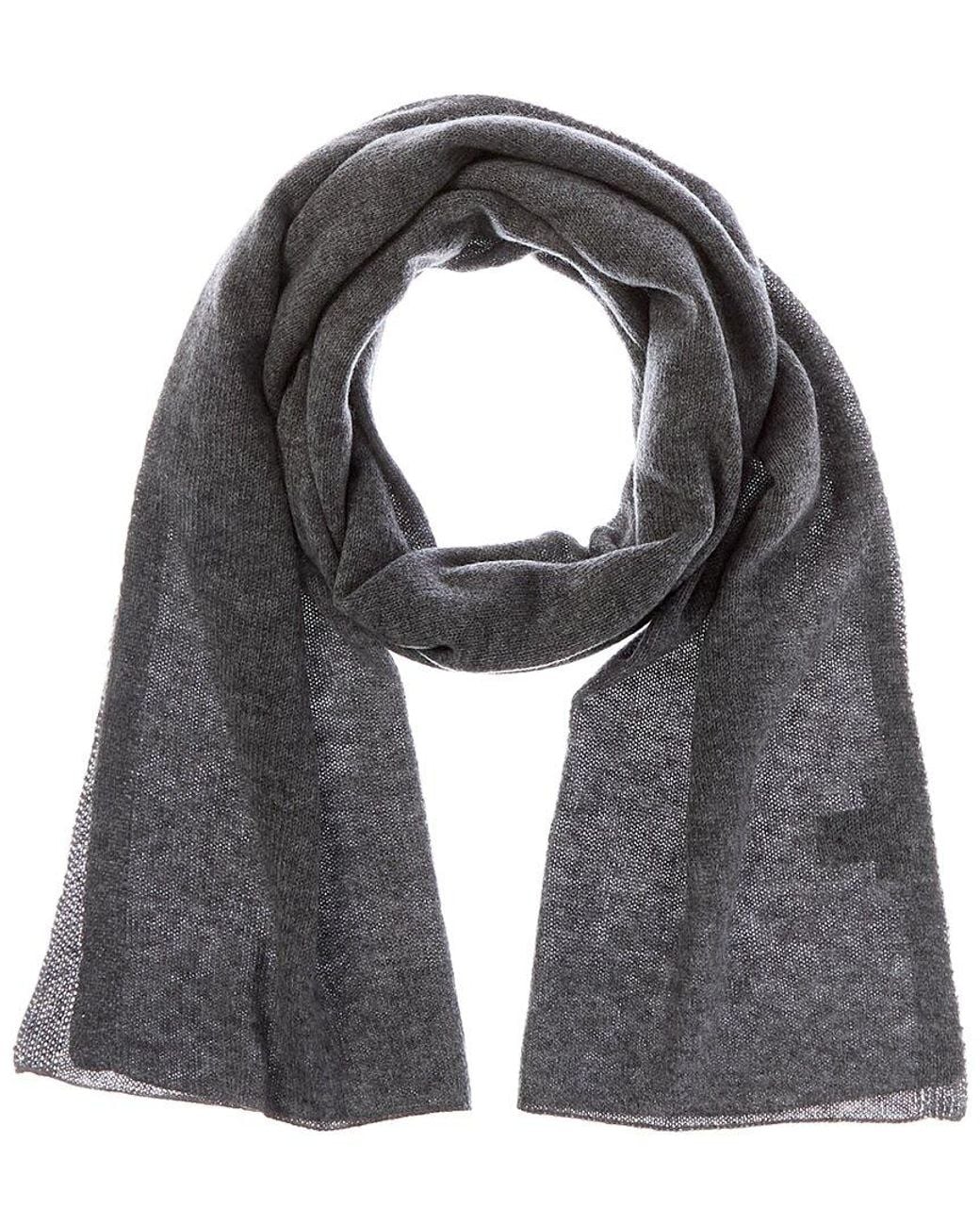 Forte Gray Cashmere Oversized Cashmere Scarf