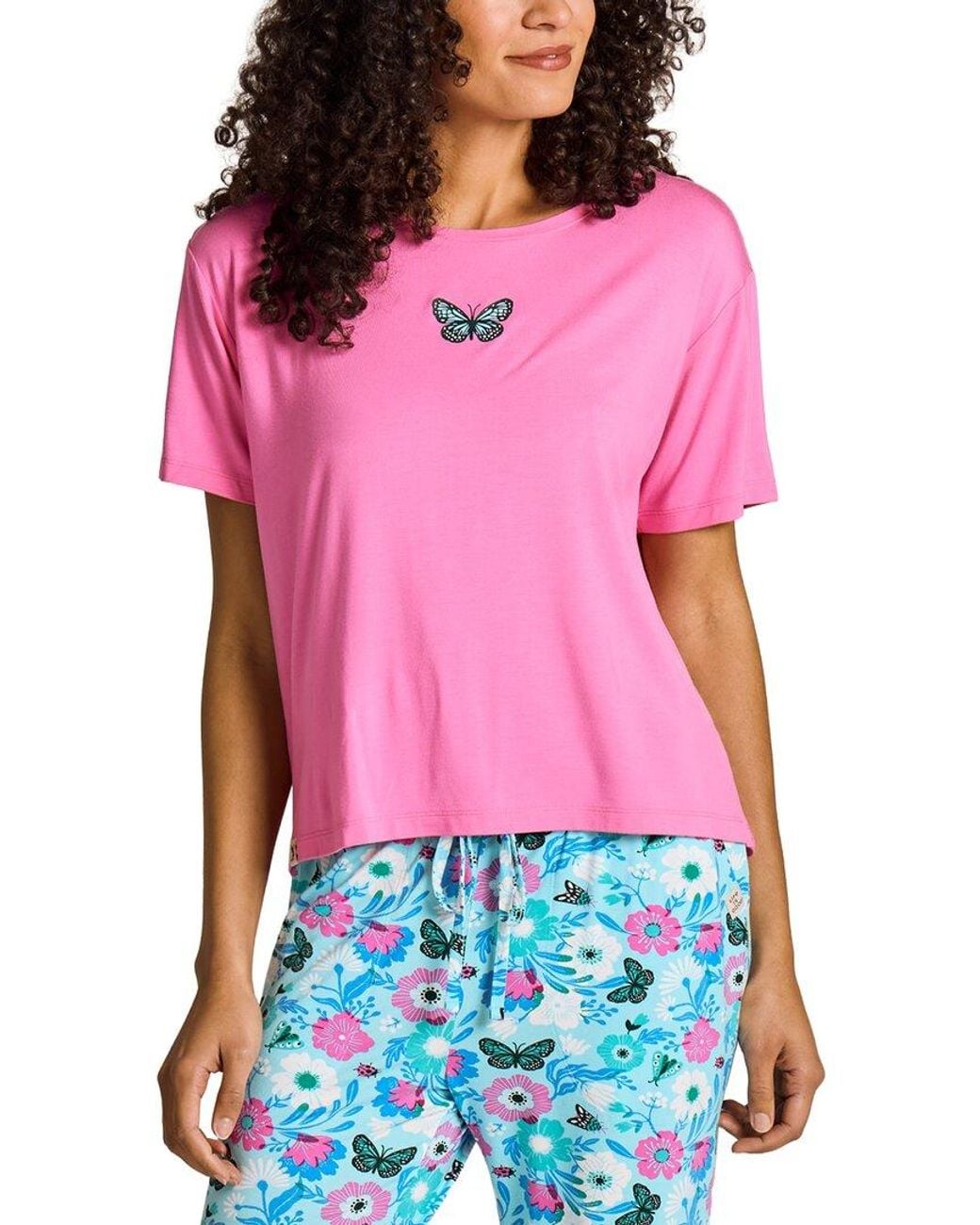 Life Is Good. Red Boxy Sleep T-Shirt