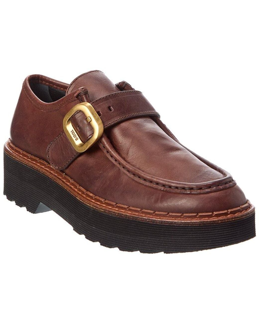 Tod's Brown Leather Loafer