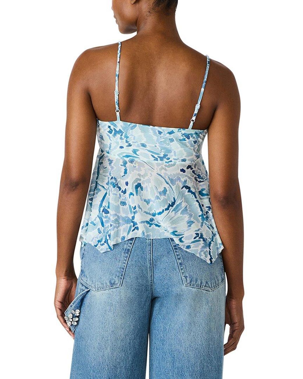 Steve Madden Blue Polly Knit Top