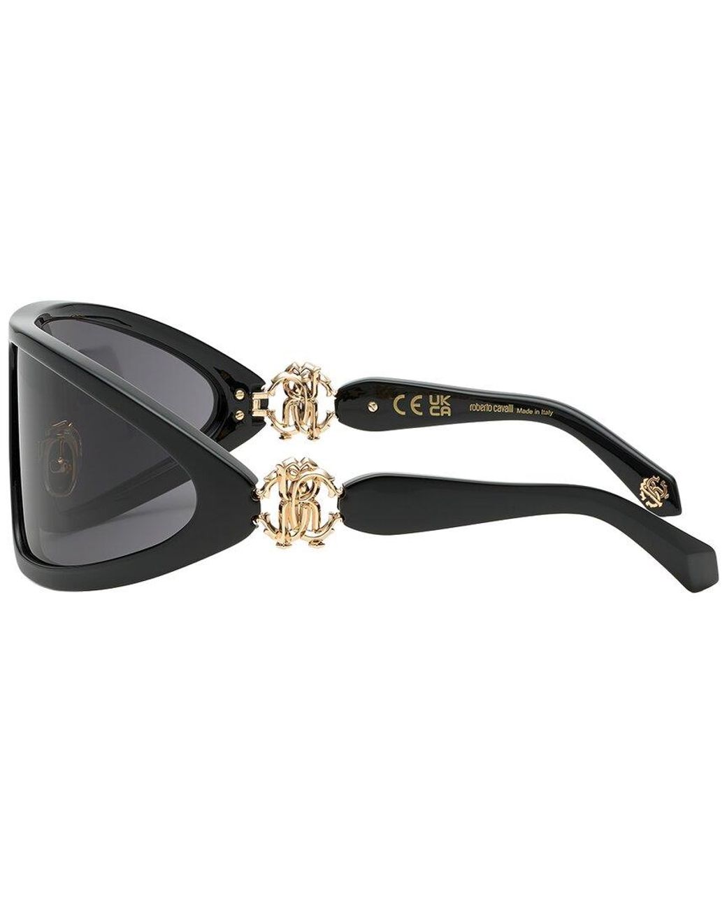 Roberto Cavalli Black 79Mm Sunglasses