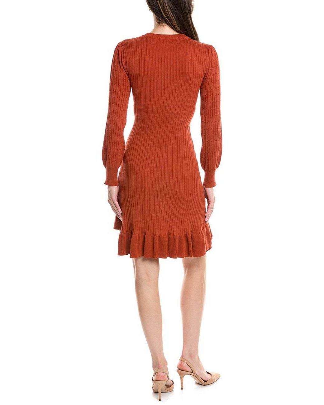 Nanette Lepore Red Sweaterdress