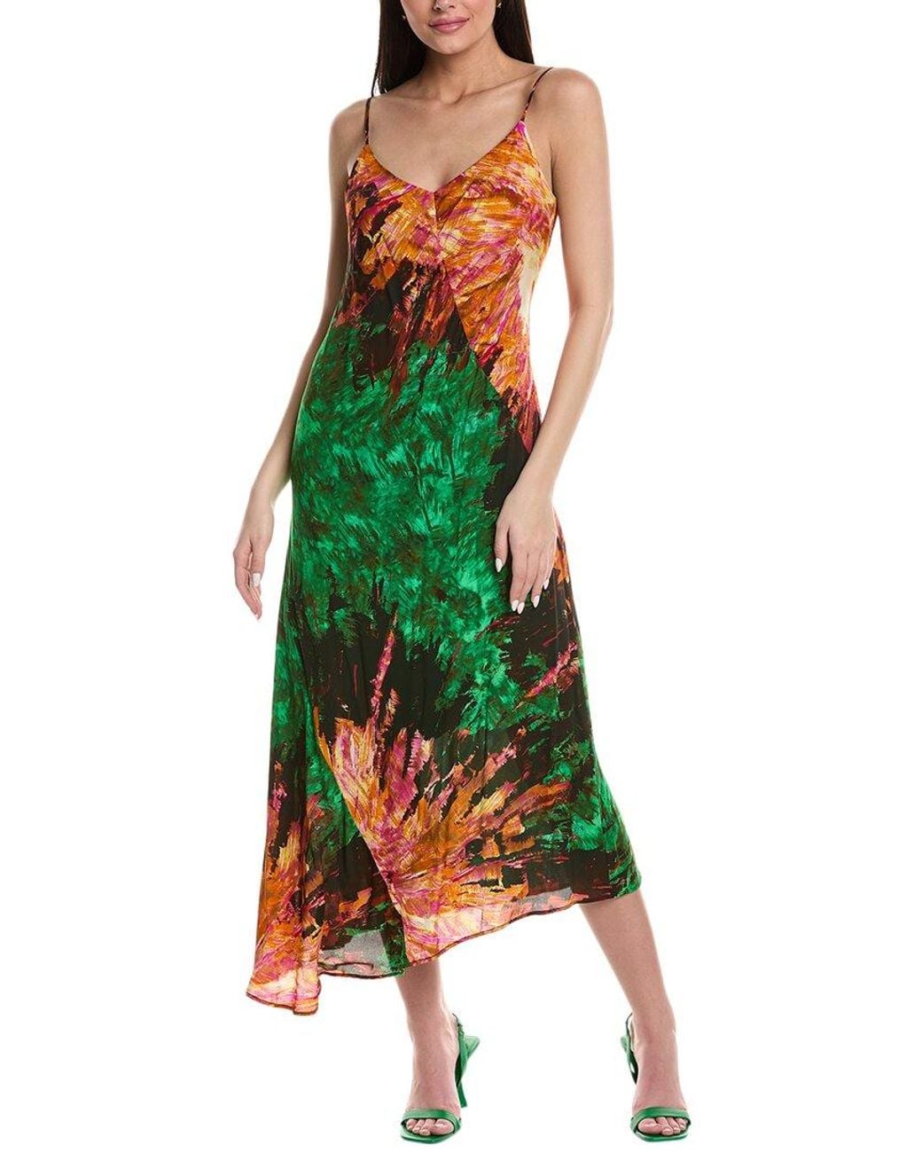 Marie Oliver Green Ambry Maxi Dress