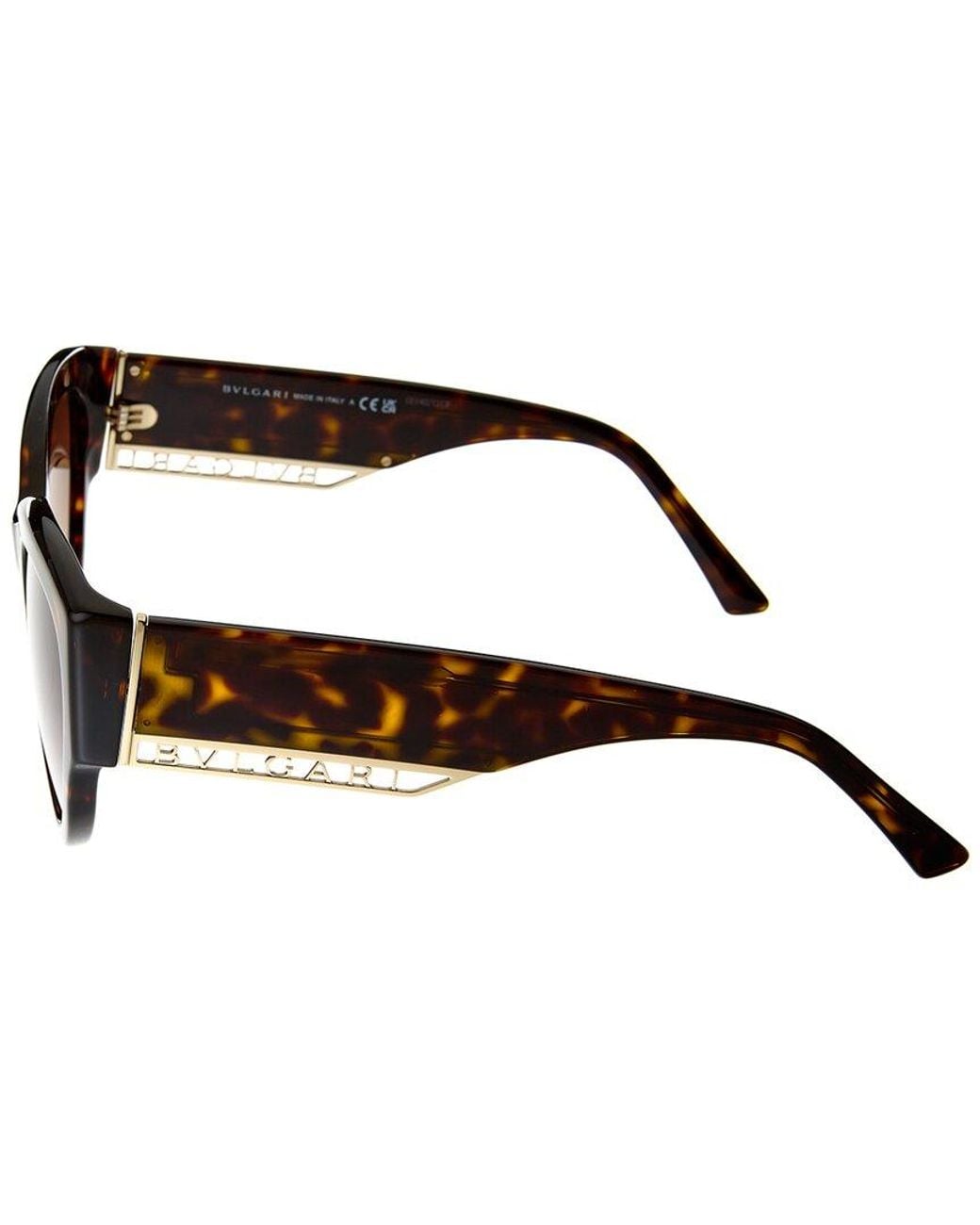 BVLGARI Brown Bv8258 55mm Sunglasses