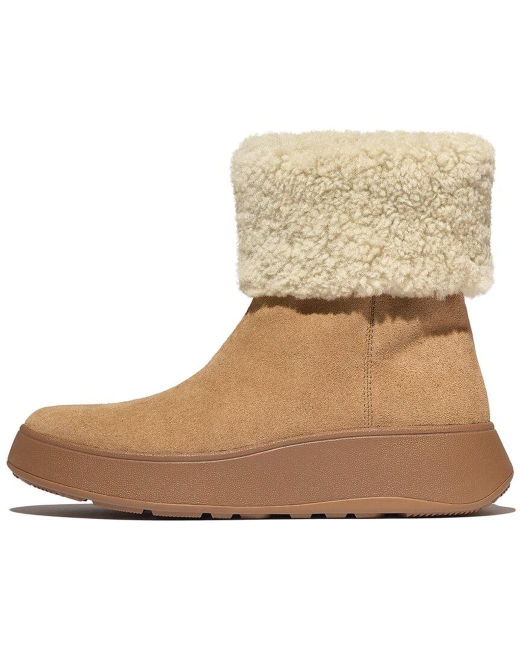 Fitflop Brown F-Mode Suede Bootie