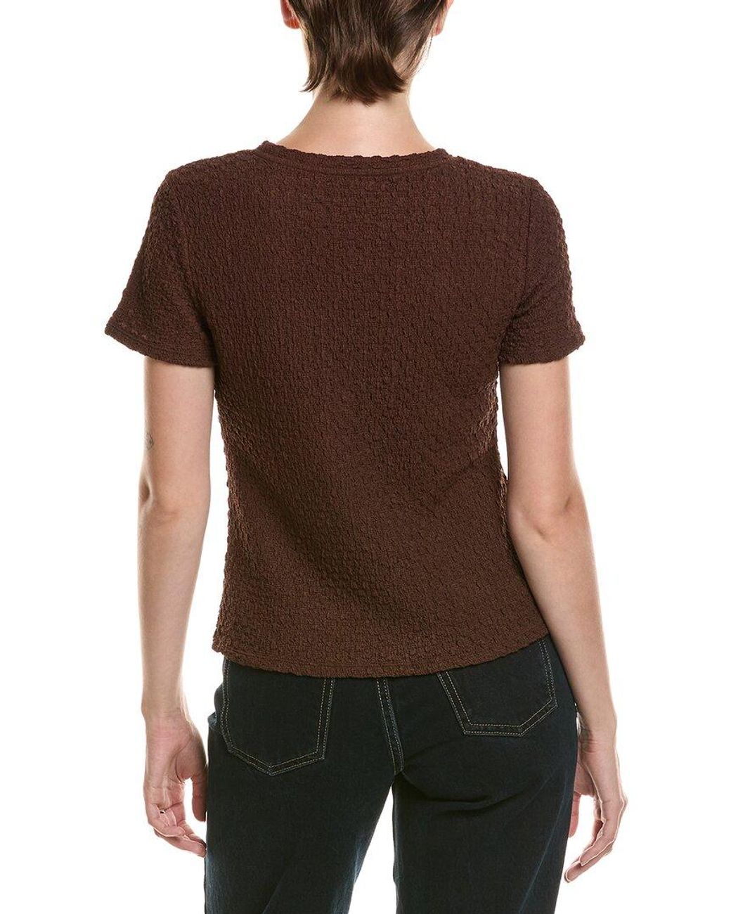 Vince Camuto Brown T-Shirt