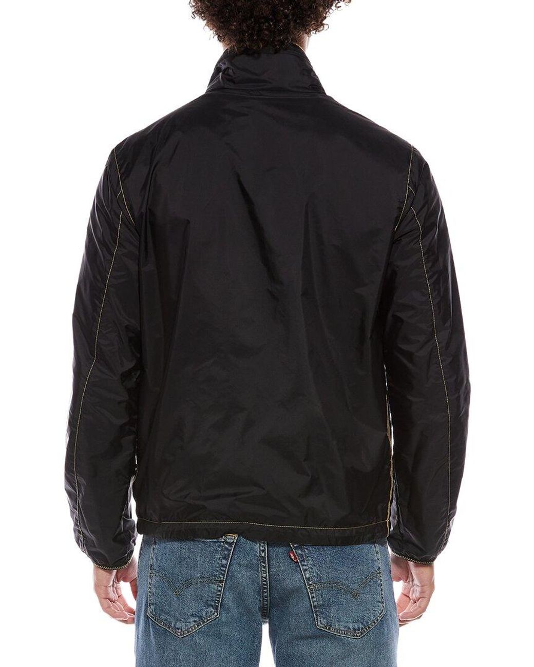 Moncler Black Solid Jacket for men