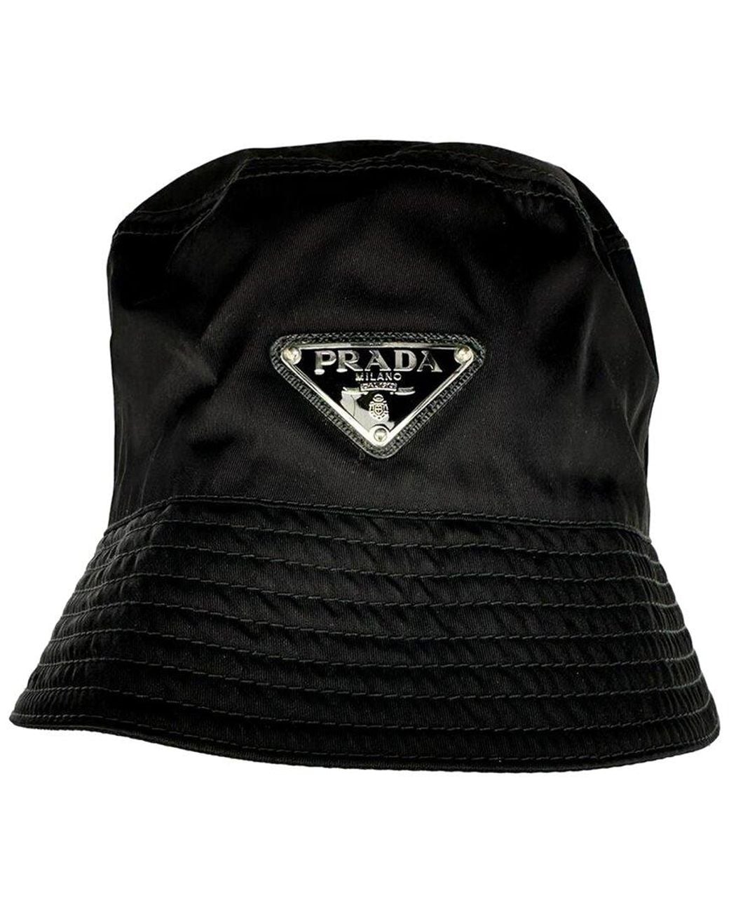 Prada Black Re-Nylon Bucket Hat (Authentic Pre-Loved)