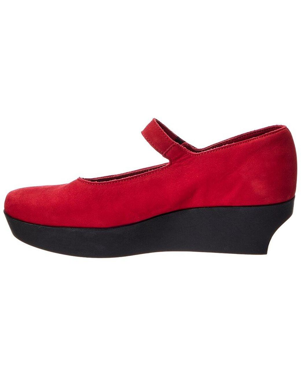 Arche Red Fujabi Leather Wedge