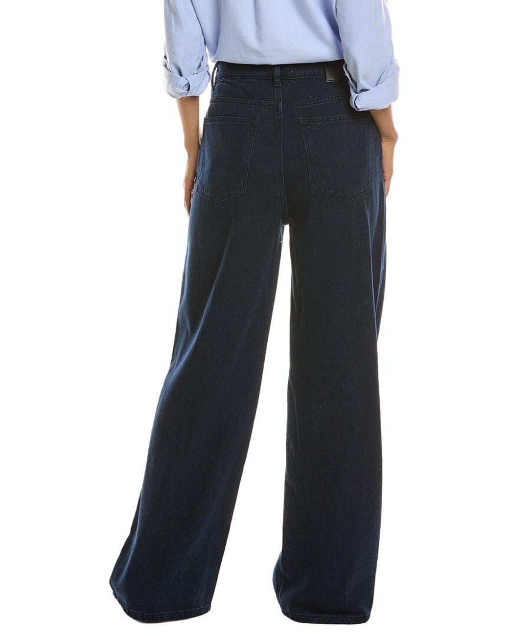 DL1961 Black Isabel Rain Storm Wide Leg Jean