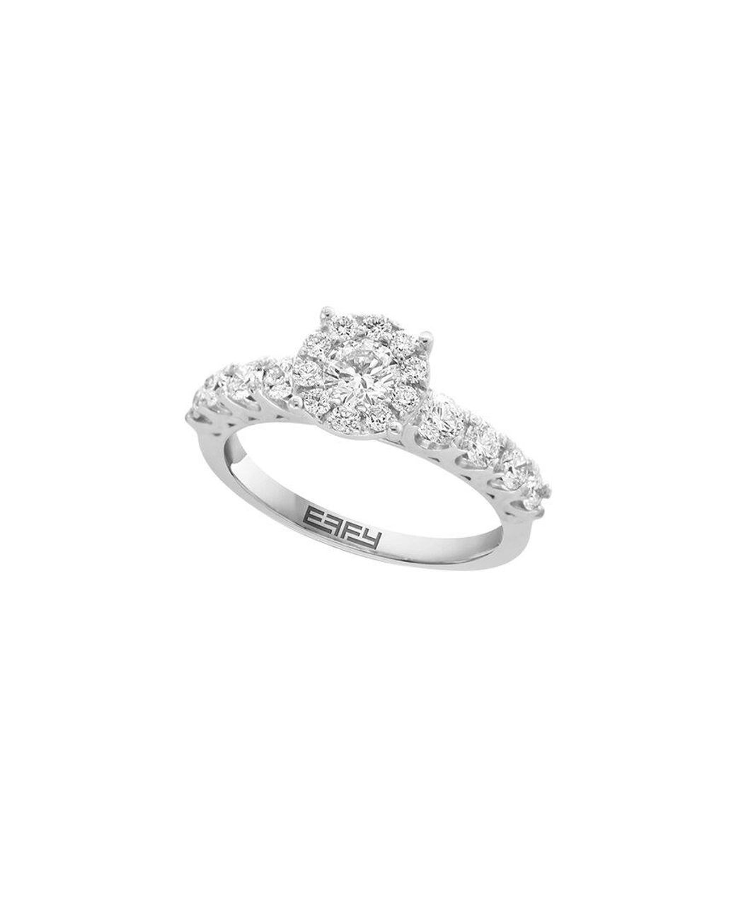 Effy Fine Jewelry White 14K 1.11 Ct. Tw. Diamond Ring