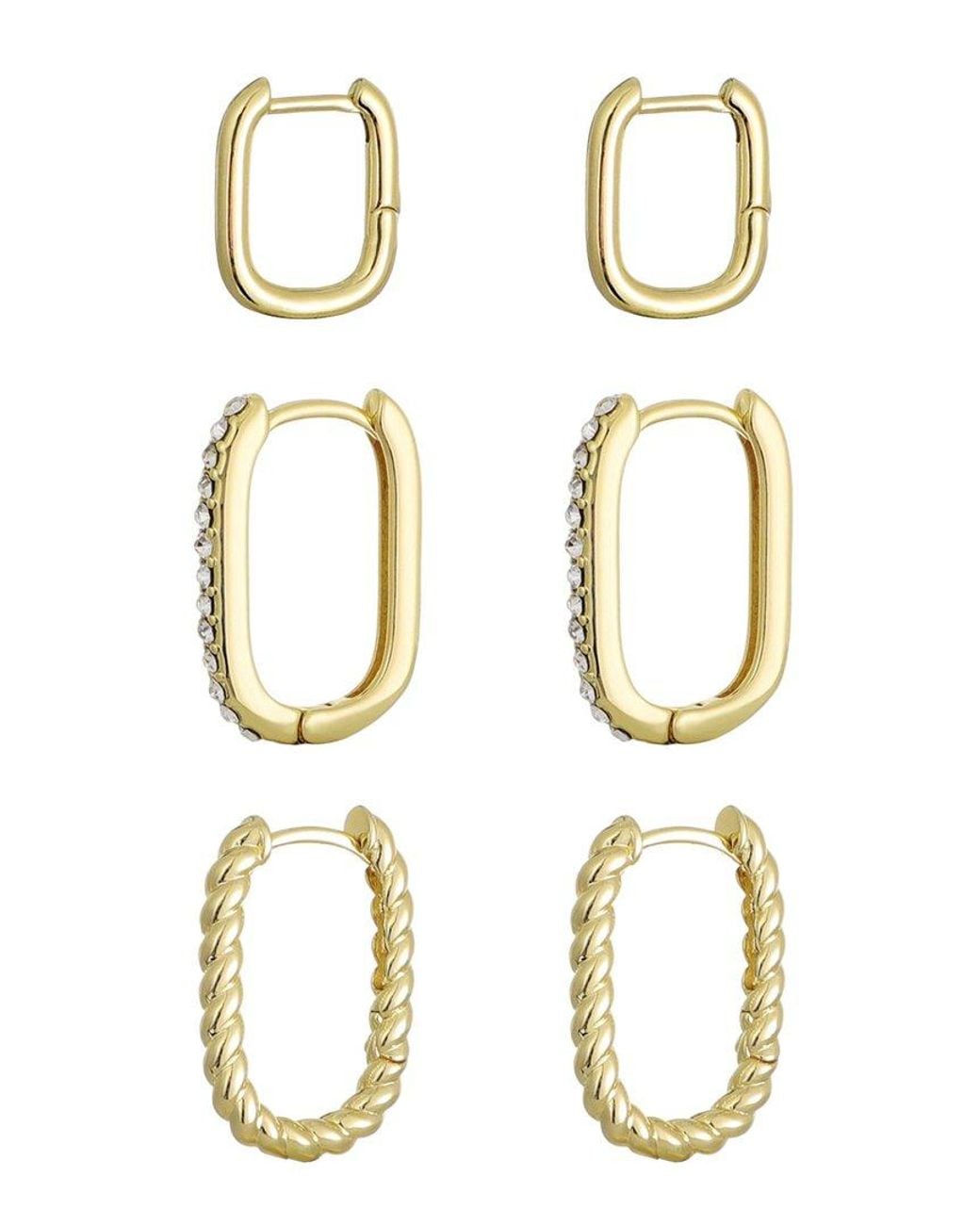 Adornia Metallic 14K Plated Earrings