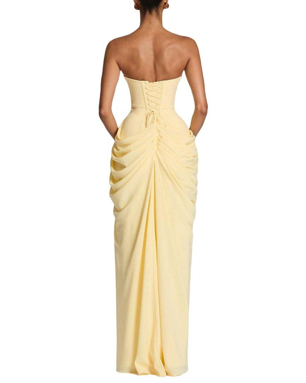 LOEY Metallic Maxi Dress