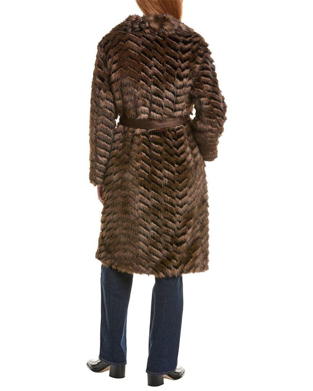 Via Spiga Natural Belted Coat