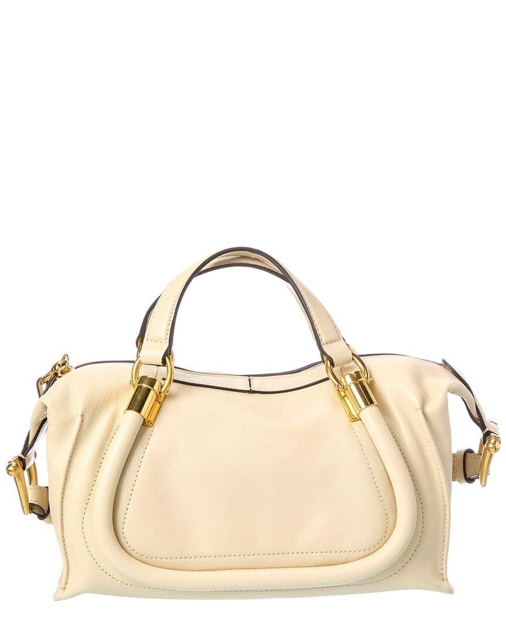 Chloé Natural Paraty Leather Satchel