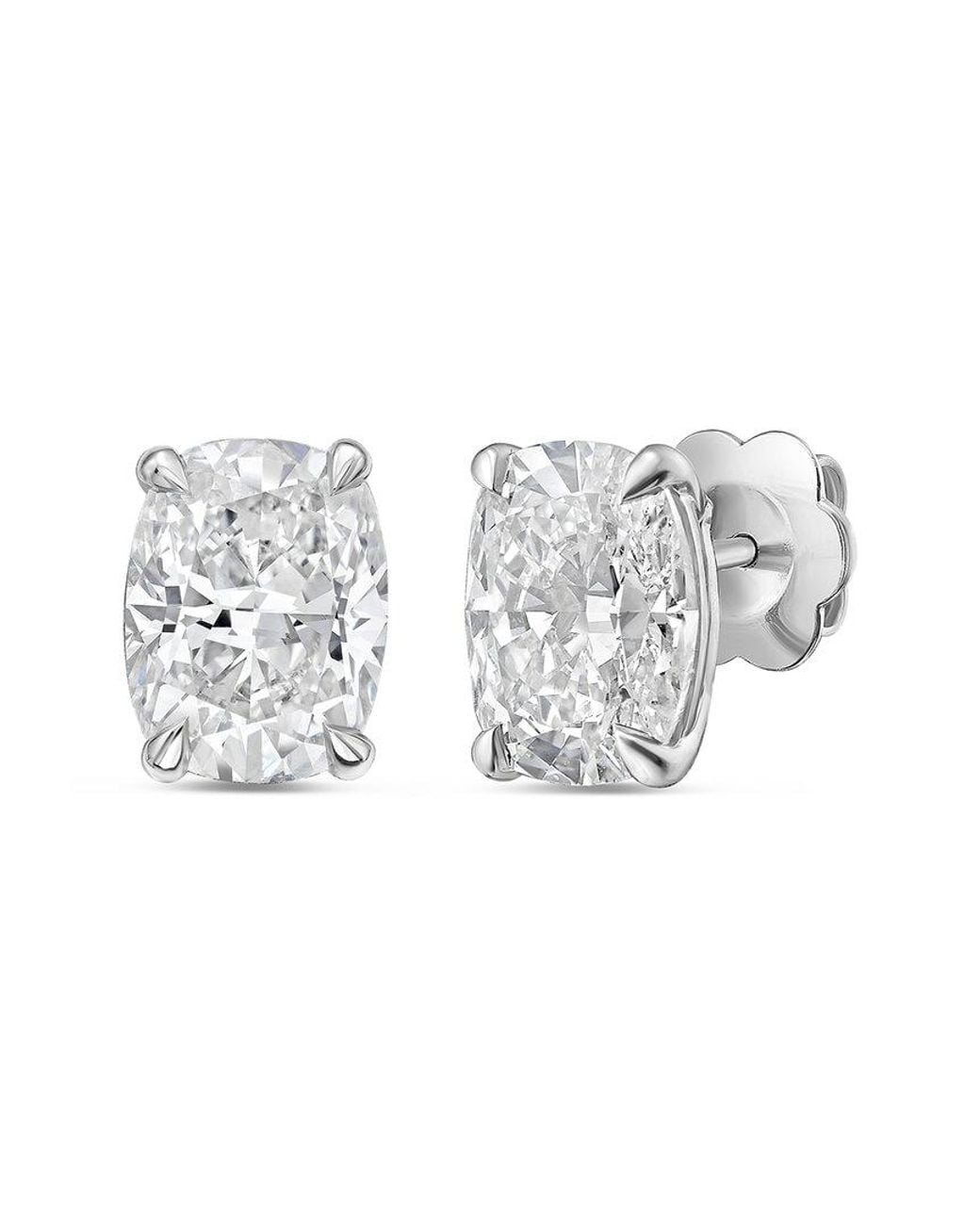 Diana M Metallic Diana M. 14K 12.00 Ct. Tw. Lab-Grown Diamond Stud Earrings