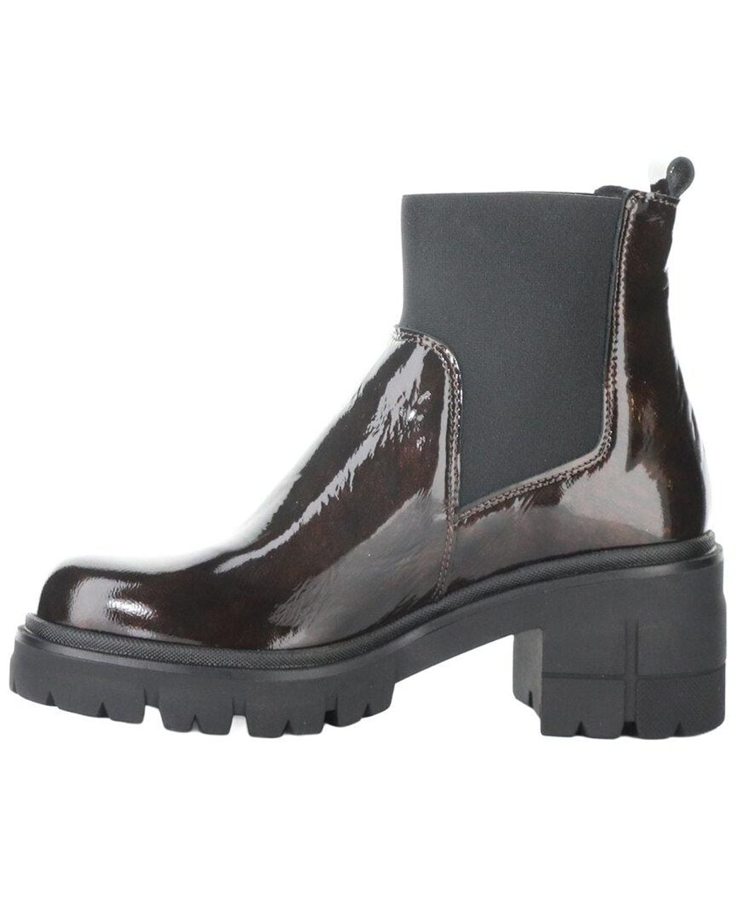 Bos. & Co. Black Bianc Patent Leather Boot