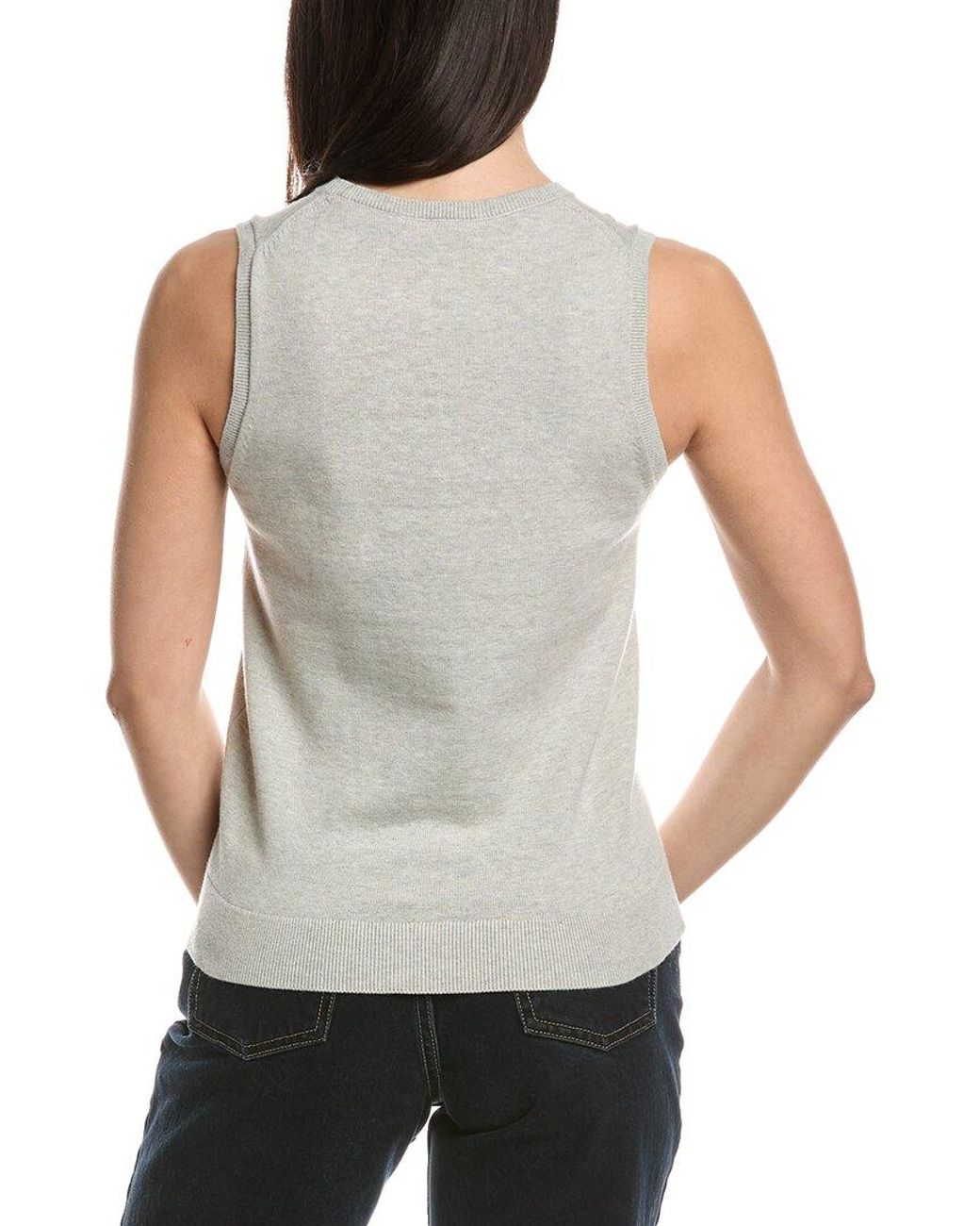 Theory Gray Relaxed Shell Sweater