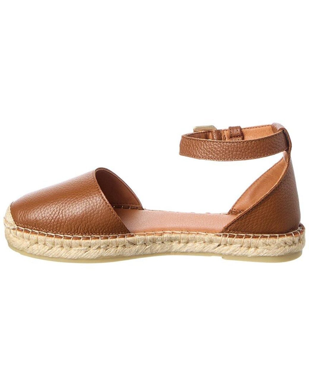M by Bruno Magli Brown Sabella Leather Sandal